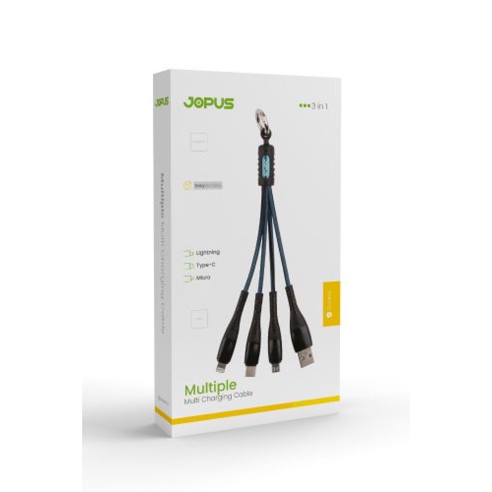Jopus Micro / Type C / Lightning JO-SK01 Sarj Kablosu