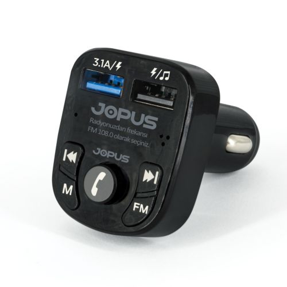 Jopus F8 Bluetoothlu FM Modülatör