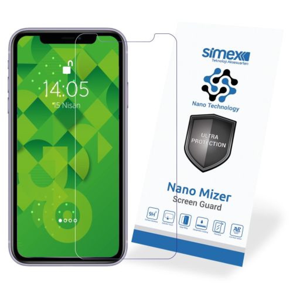 Simex iPhone 11 / XR CEK-110 Nano Mizer Ekran Koruyucu